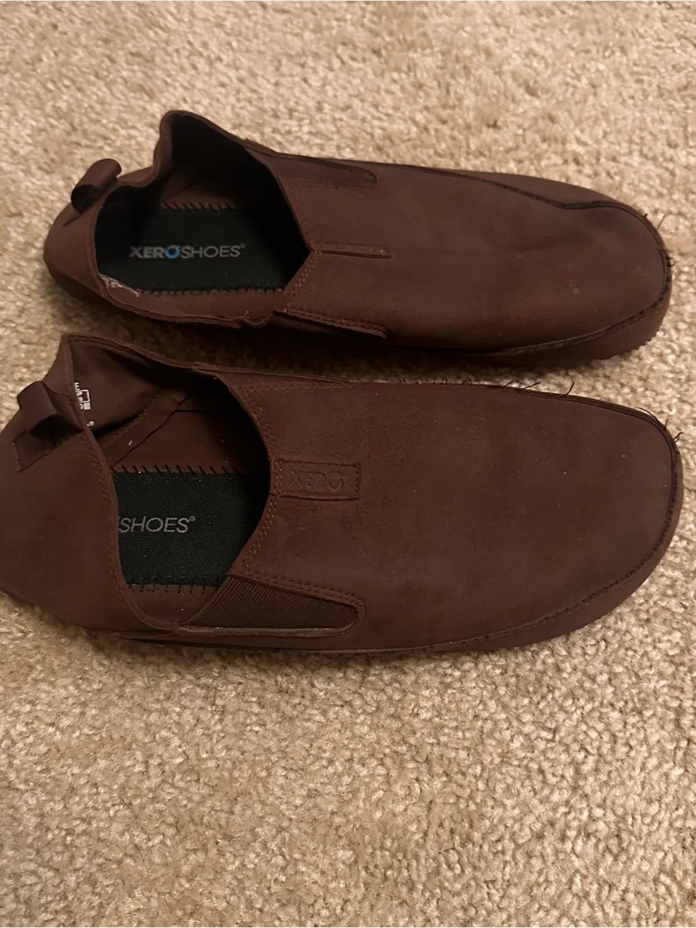 Xero Shoes Mens 12 Sunrise Barefoot Brown Slip On Loafers Shoes Walking 46